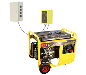 單相7.5kW無(wú)人值守ATS小型汽油發(fā)電機(jī)組BR9000ATS
