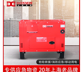 東明單三相15kw應(yīng)急備用防護(hù)型柴油發(fā)電機(jī)組 SDDS18000H